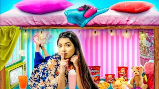 I Build A Hidden SECRET ROOM In My House 🏠 | *gone wrong* 😭 | Ft. Samreen Ali | Mahjabeen Ali