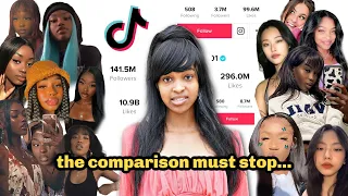 stop comparing yourself to girls on tiktok