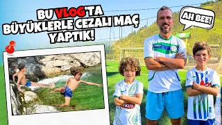 DÖNÜŞ YOLUNDA, BÜYÜKLERLE CEZALI MAÇ, DERE, KURBAĞA, YARASA! VLOG