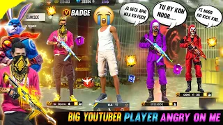 I KILLED TOP 1 GLOBAL PLAYER || TOP 1 GLOBAL PLAYER PLAYING WITH HACKER | GLOBAL PLAYER CALL ME NOOB