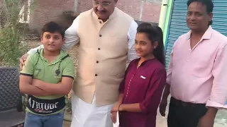 Rinshu Ko sammanit Kiya rajya mantri Dinesh Pratap Singh Ji😳😳