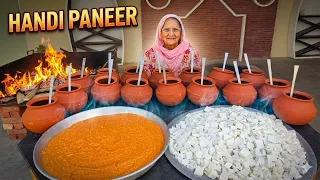 Handi Paneer Recipe By Granny | Paneer Recipe | Desi Style Paneer Making | Veg village food