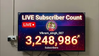 🔴 LIVE: Real-Time Subscriber Counter - Vikram_singh_007 📈