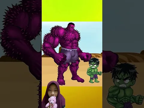 Spiderman ungu di ganggu si ungu hulk jahat #shorts #dubbinglucu #kolamcinema #viral #fyp