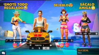 Chica cuernitos y su amiga me humillan por tener emotes regalados🤡y veterana me da el mejor regalo🥰