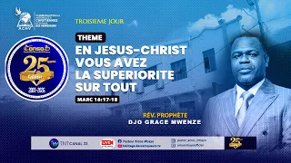 CONSOS 25è EDITION 2026 DU MARDI 18 AOÛT 2026 BY PROPHETE DJO GRACE MWENZE