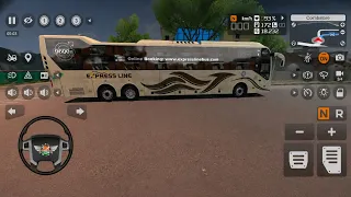 Bus Simulator Indonesia - Volvo 9600S Express Line Gameplay - Android Gameplay