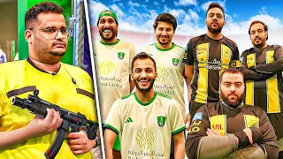 لعبنا مباراة حقيقية ولكن بقوانين غريبة #2 الأهلي x الإتحاد😳❌ الحكم للي جاب رشاش 😂🤣