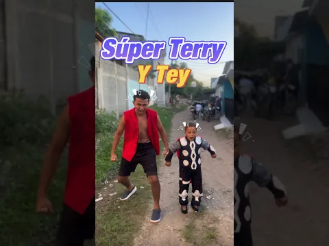 Súper Terry y Tey recatan a los niños #shortvideos #mendigo #parque #cain #viral