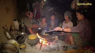 Winter Survival in the Himalayas: A Day in the Life of a Farmer || lajimbudha ||