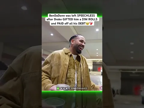 BenDaDonn was left SPEECHLESS after Drake GIFTED him a $1M ROLLS and PAID off all his DEBT🥹❤️‍🩹