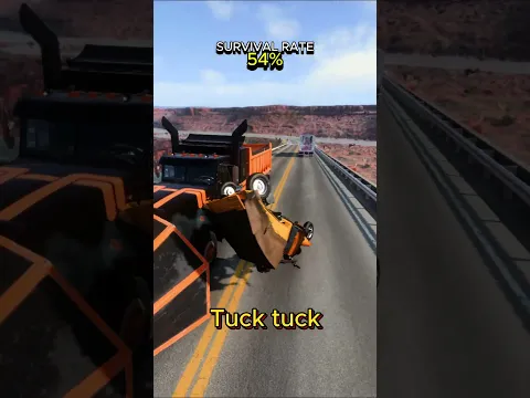 Chance of Survival with different  Cars☠❌✔❗‼🔥#games #goviral #gaming #cars  #crash #beamngdrive