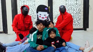 حصلوا نفسهم في تحدي لعبة الحبار !!