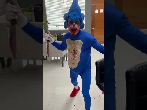 YO NO SOY SONIC… #terror #sonicexe #sonicthehedgehog #miedo #halloween #cosplay #sonic #disfraz
