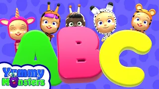 ABC Song | Alphabet Song for Kids|Sing Along|YummyMonsters Nursery Rhymes & Kids Songs