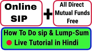 How To Buy Mutual Funds in Online | How to Do Mutual Fund in Online | Full Tutorial in Hindi