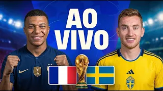 🔴| AO VIVO | FRANÇA X SUÉCIA COPA DE 2026 | JOGO AO VIVO DA COPA DO MUNDO DIRETO DO METLIFE EM HD!