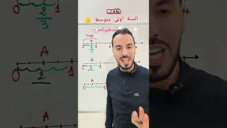 التعرف على نصف المستقيم المدرج 📏 لتلاميذ السنة أولى متوسط 🫵