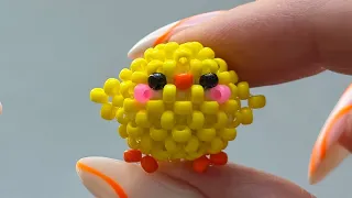 Beaded Chicken Tutorial | Advanced Seed Bead Figurine (Step-by-Step)