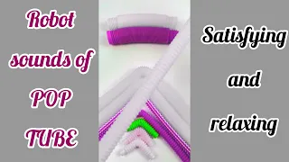 white and Purple different sound of POP TUBE l DIY IDEA #poptubesound #creative #diy
