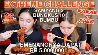 CHALLENGE 2 SAMYANG 10 BUMBU VS @Aurelliaurel YANG MENANG DAPAT RP 5.000.000!!