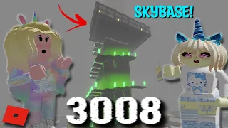 NAG BUILD KAMI NG SKYBASE with Aliyah and Crush | SCP 3008 - Roblox