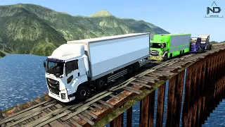 ETS2 Online - Xe Tải Isuzu 4 Chân Đi Cầu Gỗ Siêu Khó