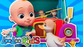 Wheels On The bus + Number Song - Baby Songs - Nursery Rhymes - Kids Songs - LooLoo Kids LLK