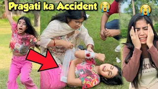 Shooting karte time accident ho gaya !! @PragatiVermaa