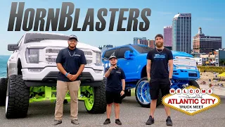 Atlantic City Truck Meet Was LOUD AF | HornBlasters Vlog