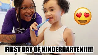 Domonic's First Day Of Kindergarten!!!!!! *EMOTIONAL*