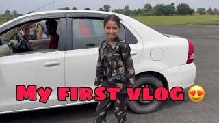 My first vlog 😍 || nishii tiwari || first youtube video #baihar #foryou #trend #nishiitiwari