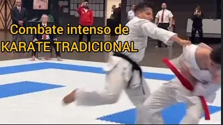 Combate de Karate Tradicional (SIN GUANTES) INTENSO🔥🥋
