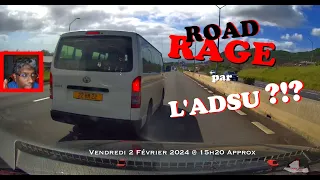 2024-02-02 - Road Rage: Brake Check par un Chauffeur d'un van du Gouvernement: 22 RM 22 - L'ADSU?!?