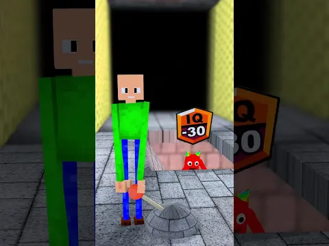 You Should Have High IQ to Pass This Baldi Lava Pit Trap Skibidi