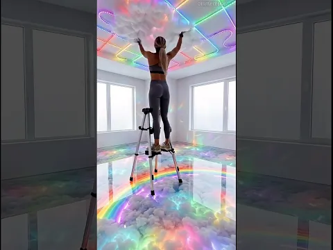 Rainbow Epoxy Floor