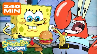 4 HOURS of SpongeBob 🧽 | SpongeBob