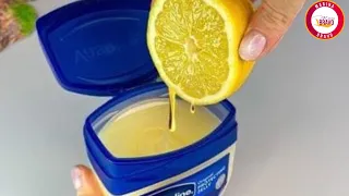 Mezcla vaselina con limón y quedarás sorprendida!😮