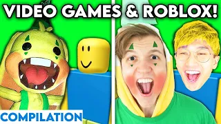 VIDEO GAMES & ROBLOX WITH ZERO BUDGET! (BUNZO BUNNY CHAPTER 3, FNAF, FNF, MINECRAFT & MORE!)