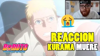 😢 ¡ADIOS KURAMA! REACCIONO A BORUTO | CAPITULO 218