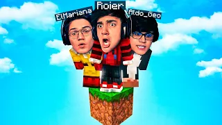 PASO MINECRAFT EN UN BLOQUE CON EL MARIANA Y ALDO !!