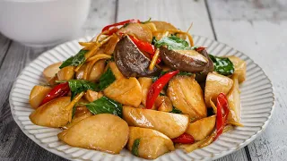【1mintips】杏鮑菇，秒變四種人氣家常菜！！鮮嫩不輸肉類，營養大勝青菜！！從涼拌到麻油，每一道都讚不絕口！！
