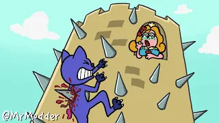 Rescue Miss Delight from being trapped in the castle | CatNap, Poppy Playtime Chapter 3 Animation