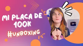 Me dieron mi placa de 100k de SUBS 😱 - Minynaranja 🍊 #UNBOXING