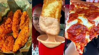 ASMR Eating 🍕🍔🍟 Wingstop, Pizza, Raising Canes, Five Guys 🌯