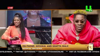 Shatta Wale, Medikal pull a surprise on Fella Makafui on  United Showbiz