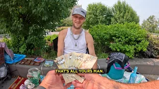 Blessing A Homeless Street Artist With $5000