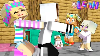 Little Leah's NEW FAMILY LIFE... Minecraft Movie