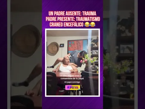 Padre ausente: trauma - Padre presente: traumatismo craneo encefálico 😂😂 #shorts #humor #video