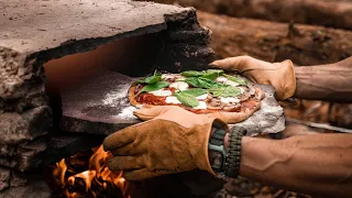 How to Make Bushcraft Stone PIZZA OVEN
